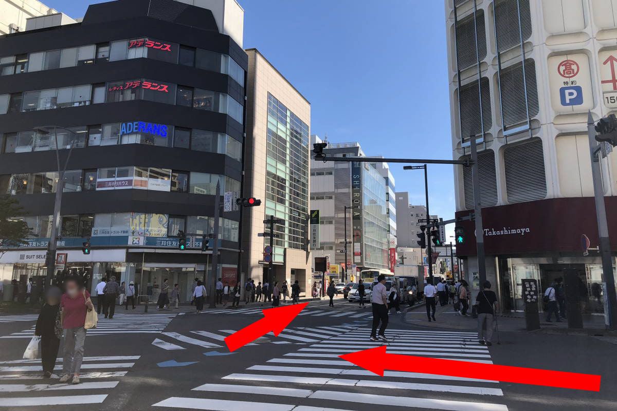 交差点「大宮駅東口入口」