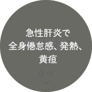 全身倦怠感、黄疸、褐色など